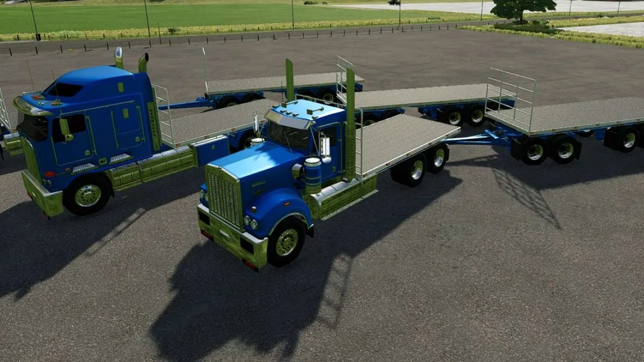 Kenworth T900 Trailers (Autoload) v1.1 FS22 FS22 Mod Free Download