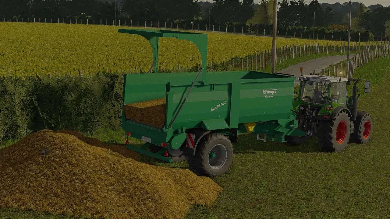 Krampe Bandit 550 v1.0 FS22 FS22 Mod Free Download