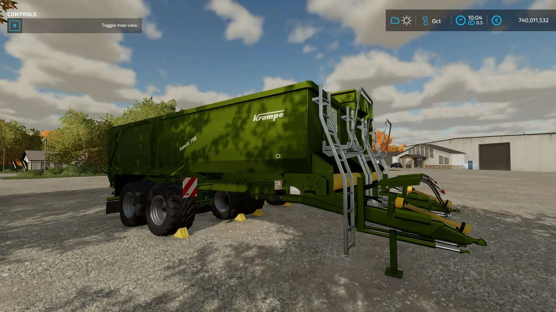 Krampe Bandit 750 Terra Trac v1.0.0.4 FS22 FS22 Mod Free Download
