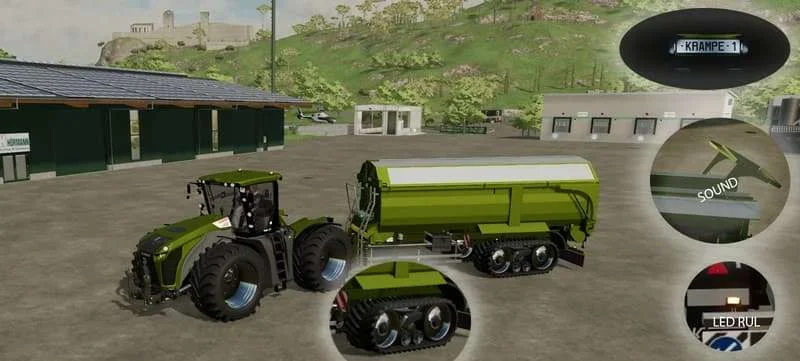 Krampe Bandit 750 Terra Trac v1.0.0.5 FS22 FS22 Mod Free Download