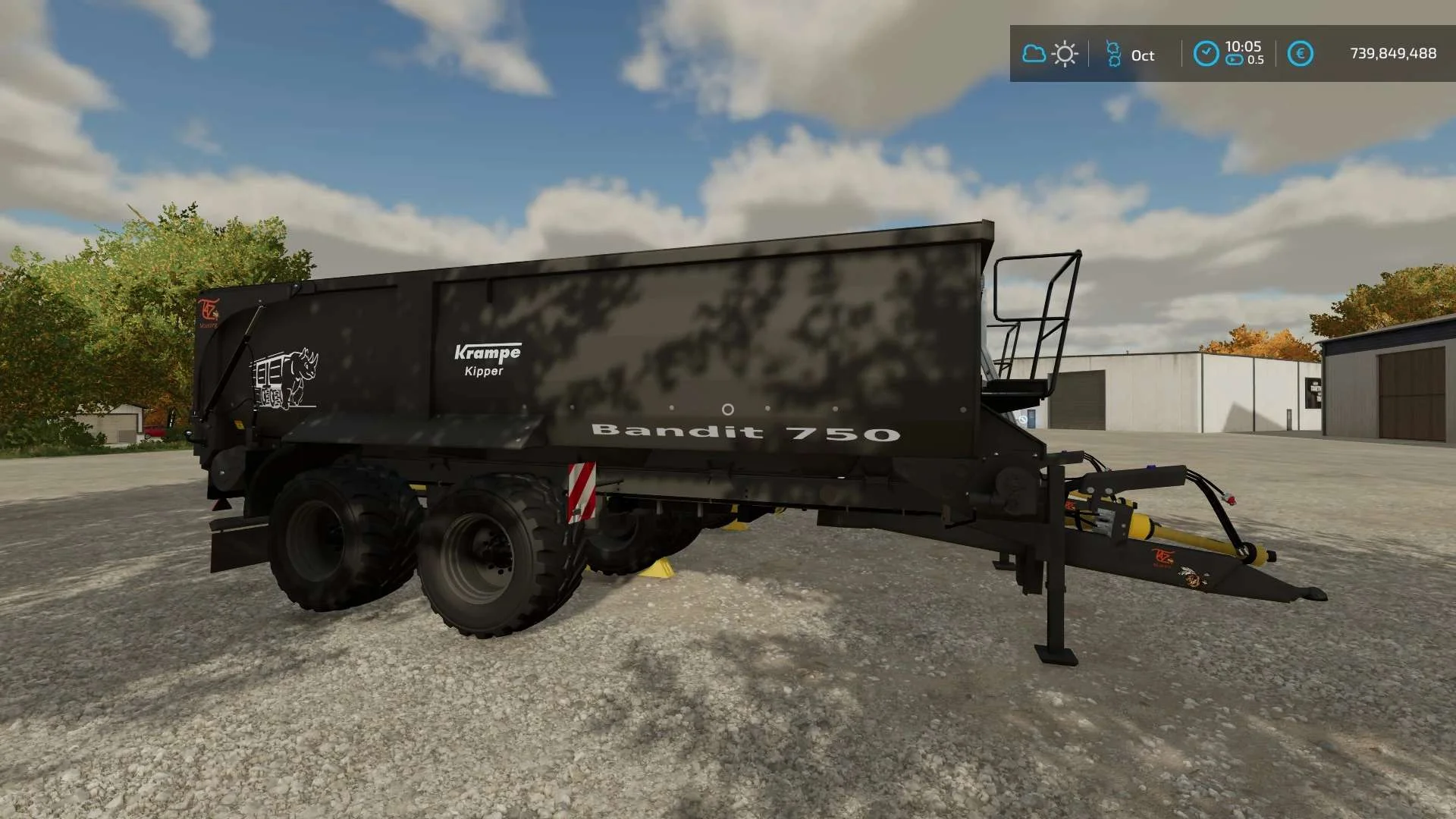 Krampe Bandit 750 v1.0.0.2 FS22 FS22 Mod Free Download