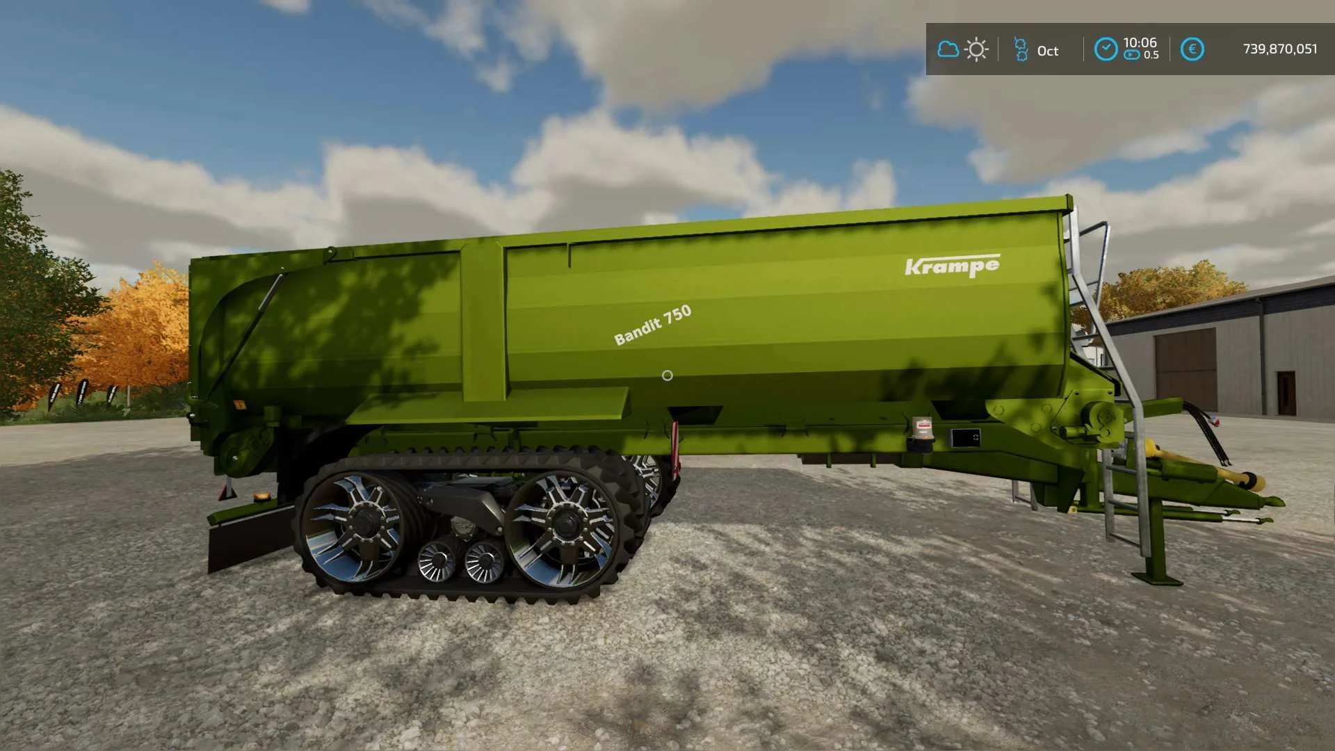 Krampe Bandit 751 Terra Trac v1.0 FS22 FS22 Mod Free Download
