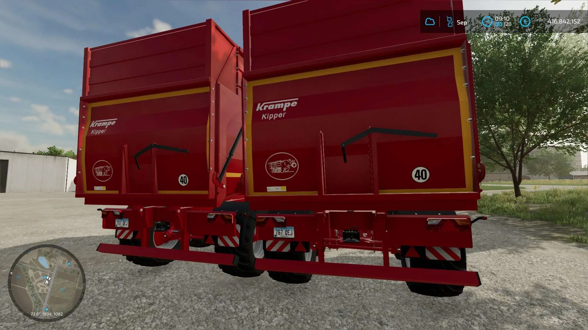Krampe Big Body 500-550 v1.0 FS22 FS22 Mod Free Download