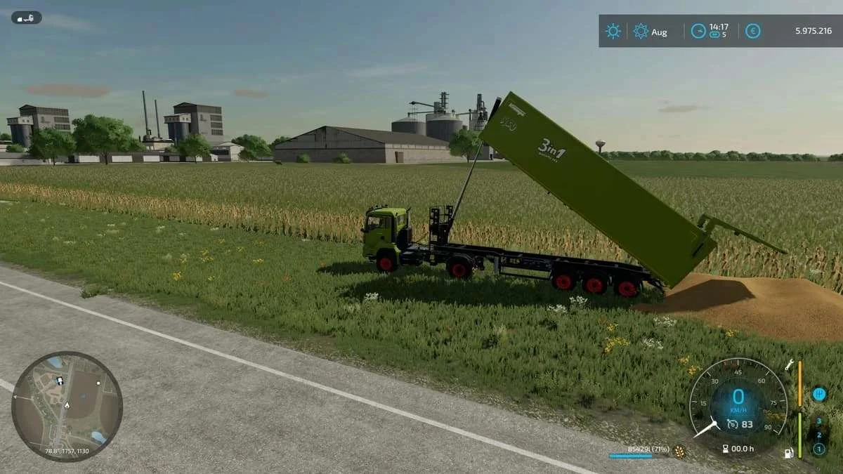 Krampe semi-trailer v1.1 FS22 FS22 Mod Free Download