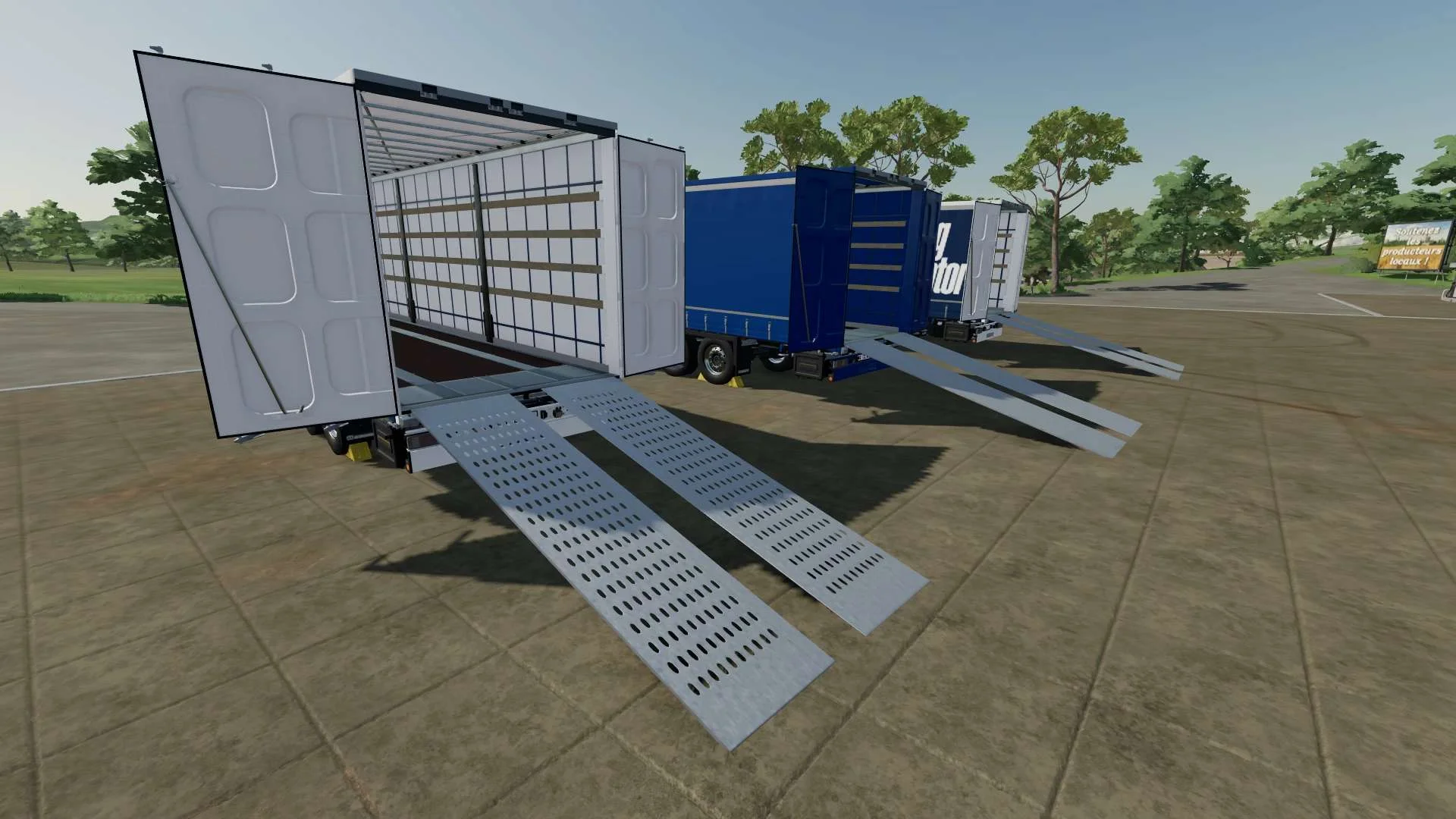 Krone Profi LIner with Ramps v1.0 FS22 FS22 Mod Free Download