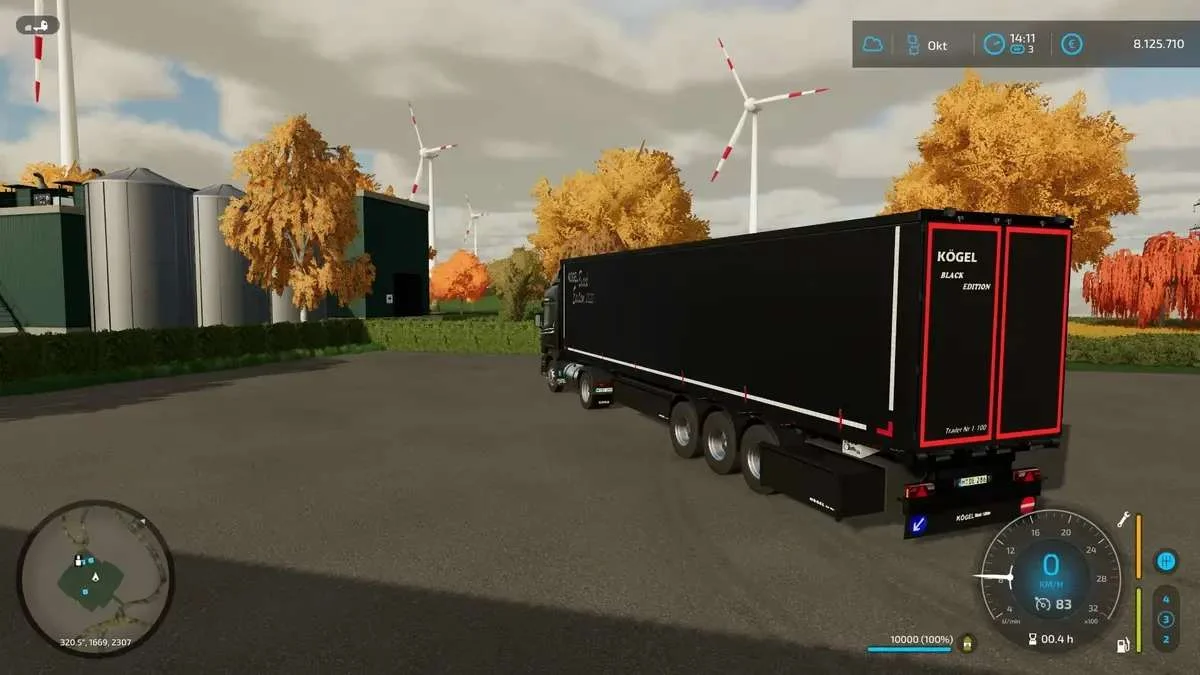 Kögel Black Edition 2022 v1.0 FS22 FS22 Mod Free Download