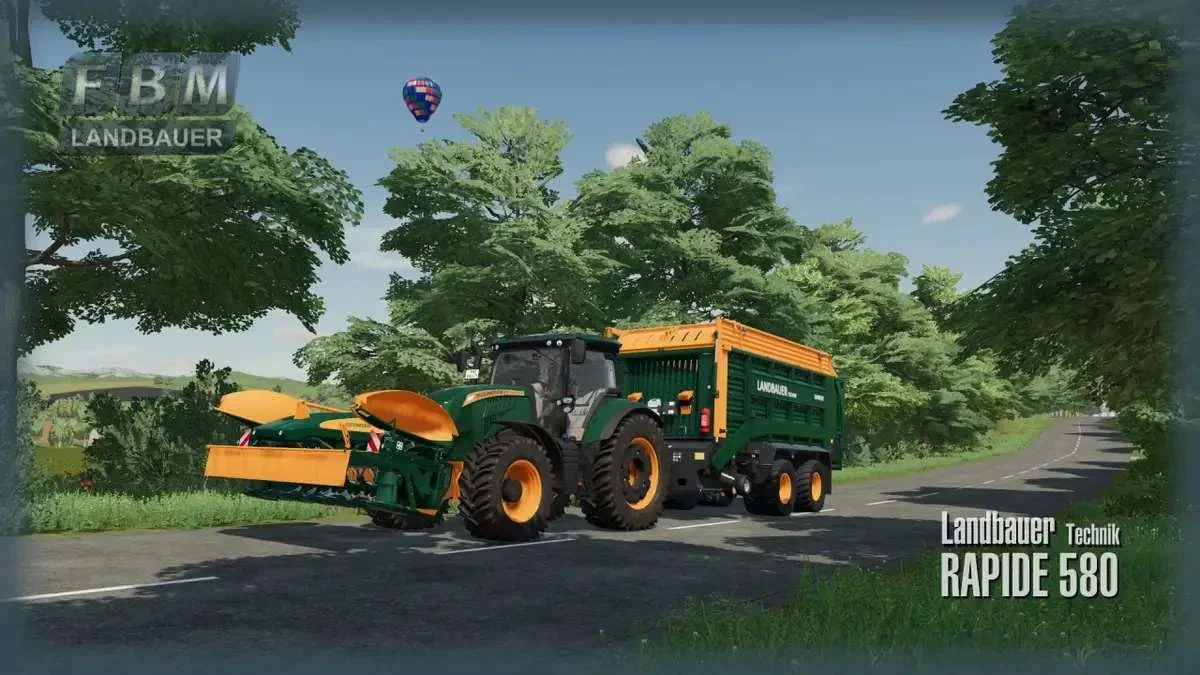 Landbauer RAPIDE 580 v1.0.0.1 FS22 FS22 Mod Free Download