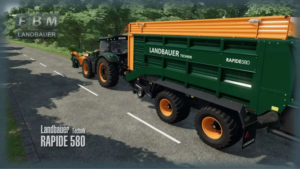 Landbauer RAPIDE 580 v1.1 FS22 FS22 Mod Free Download