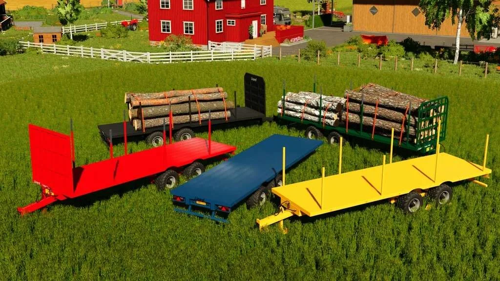 Lizard 28FT Timber Trailer v1.0 FS22 FS22 Mod Free Download