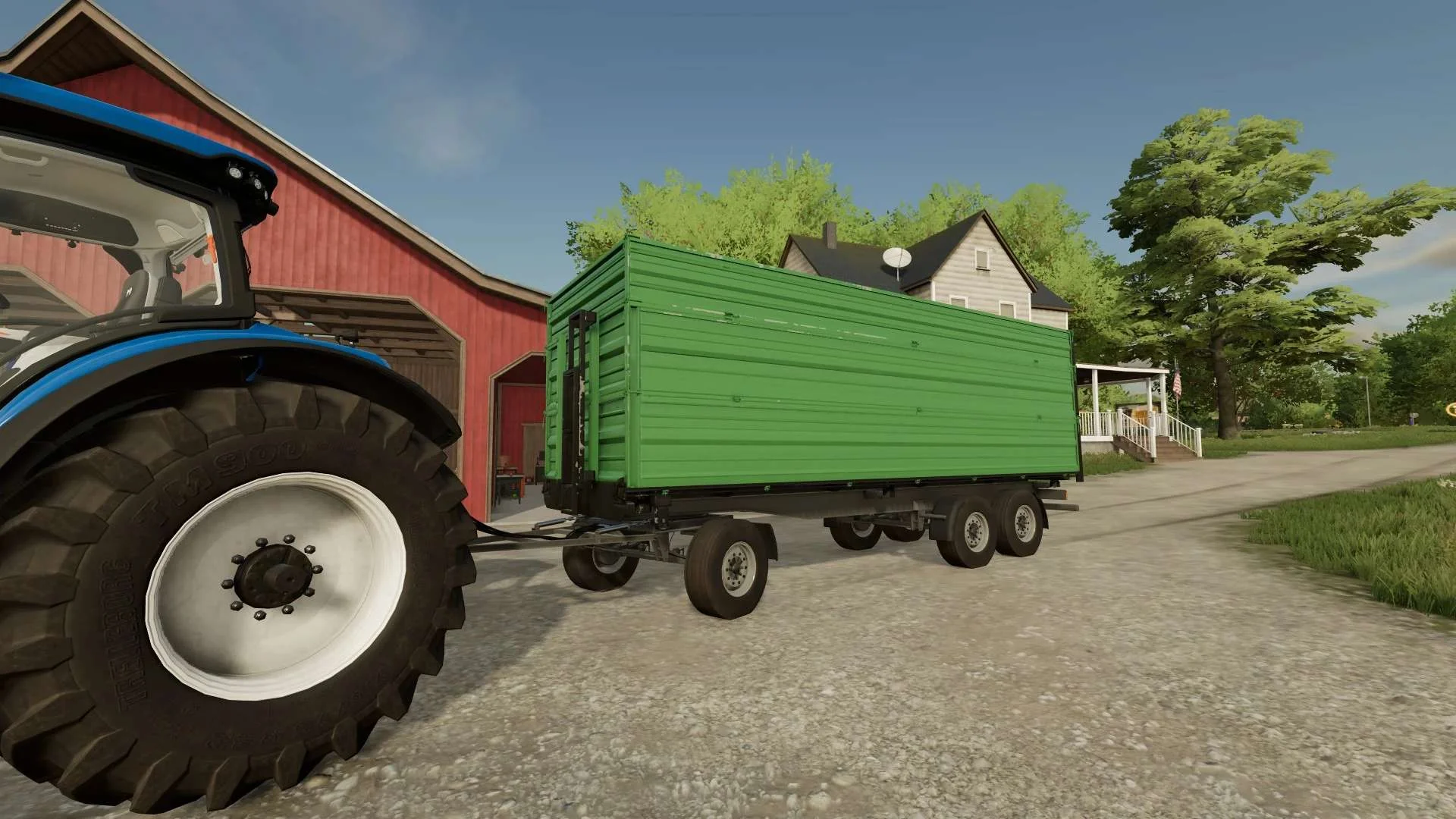 Lizard CX38 Tipper Trailer FS22 FS22 Mod Free Download