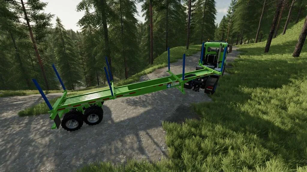Lizard LT699 Semi Log Trailer v1.0 FS22 FS22 Mod Free Download