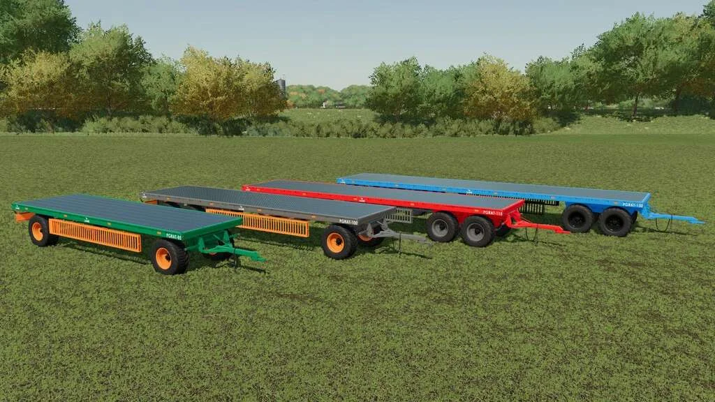 Lizard Platform Trailers v1.0 FS22 FS22 Mod Free Download