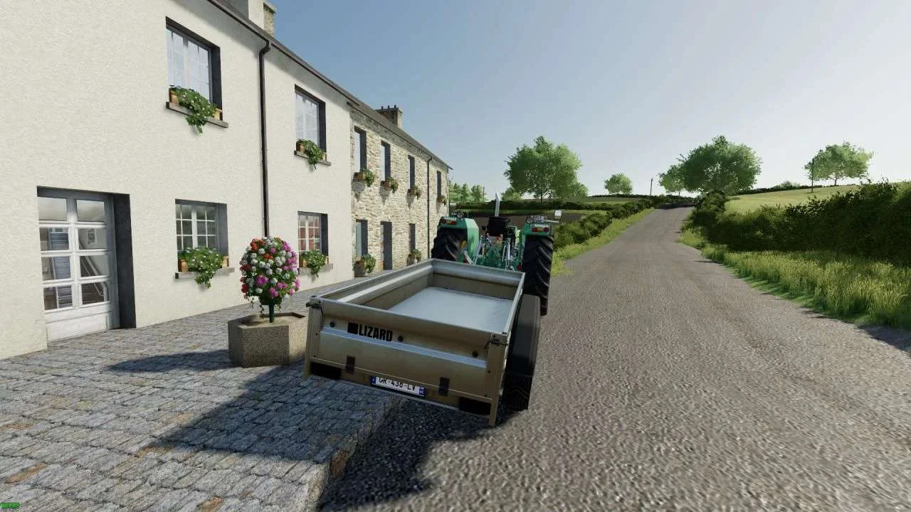 Lizard Reskin Public Works Trailer BETA v1.0 FS22 FS22 Mod Free Download