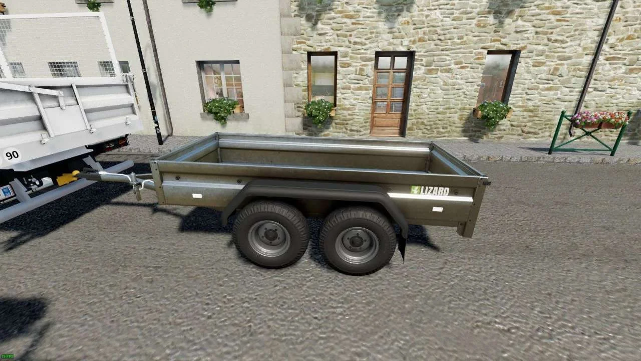Lizard Reskin Public Works Trailer v1.0 FS22 FS22 Mod Free Download