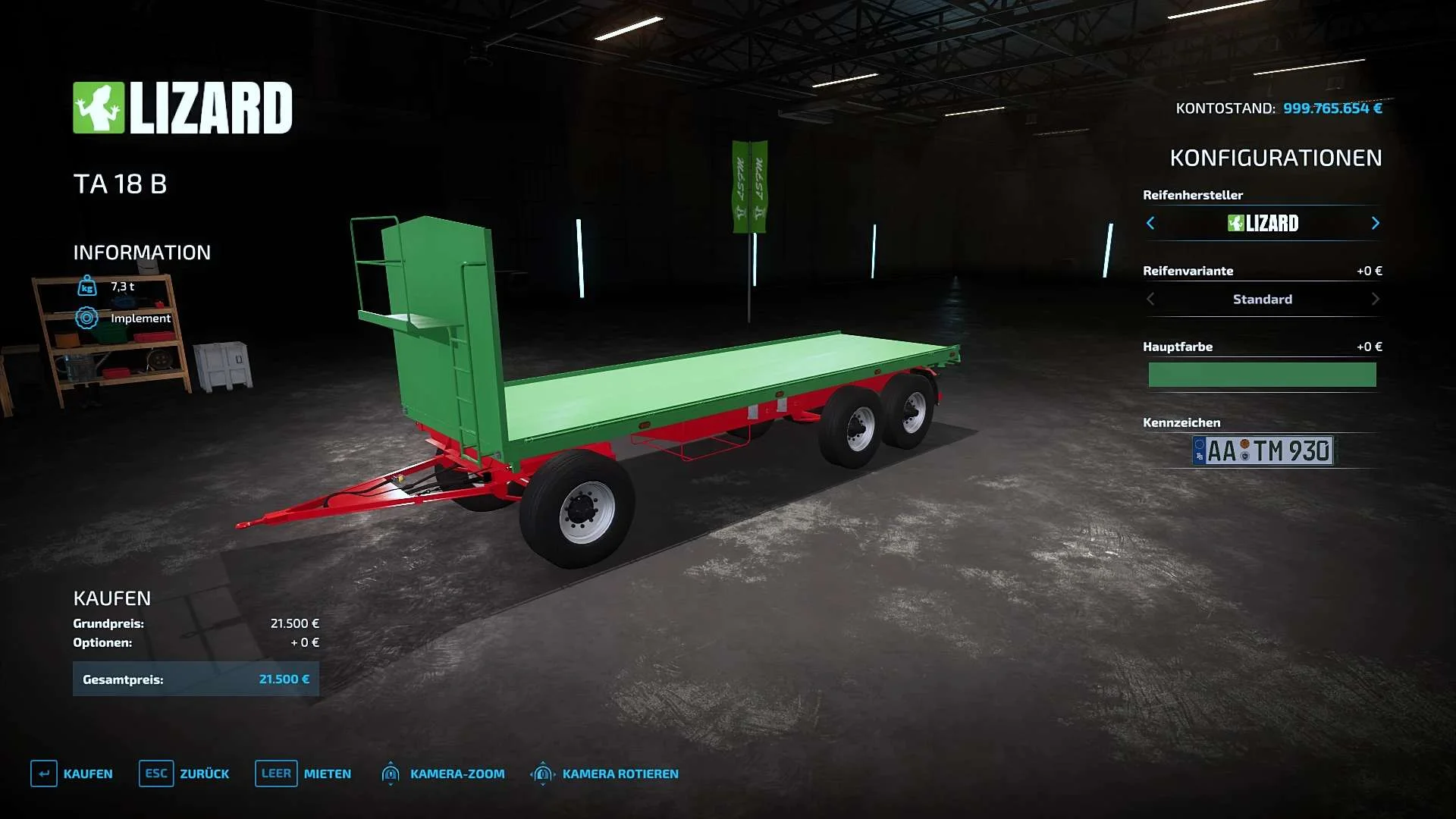 Lizard TA18 v1.0 FS22 FS22 Mod Free Download