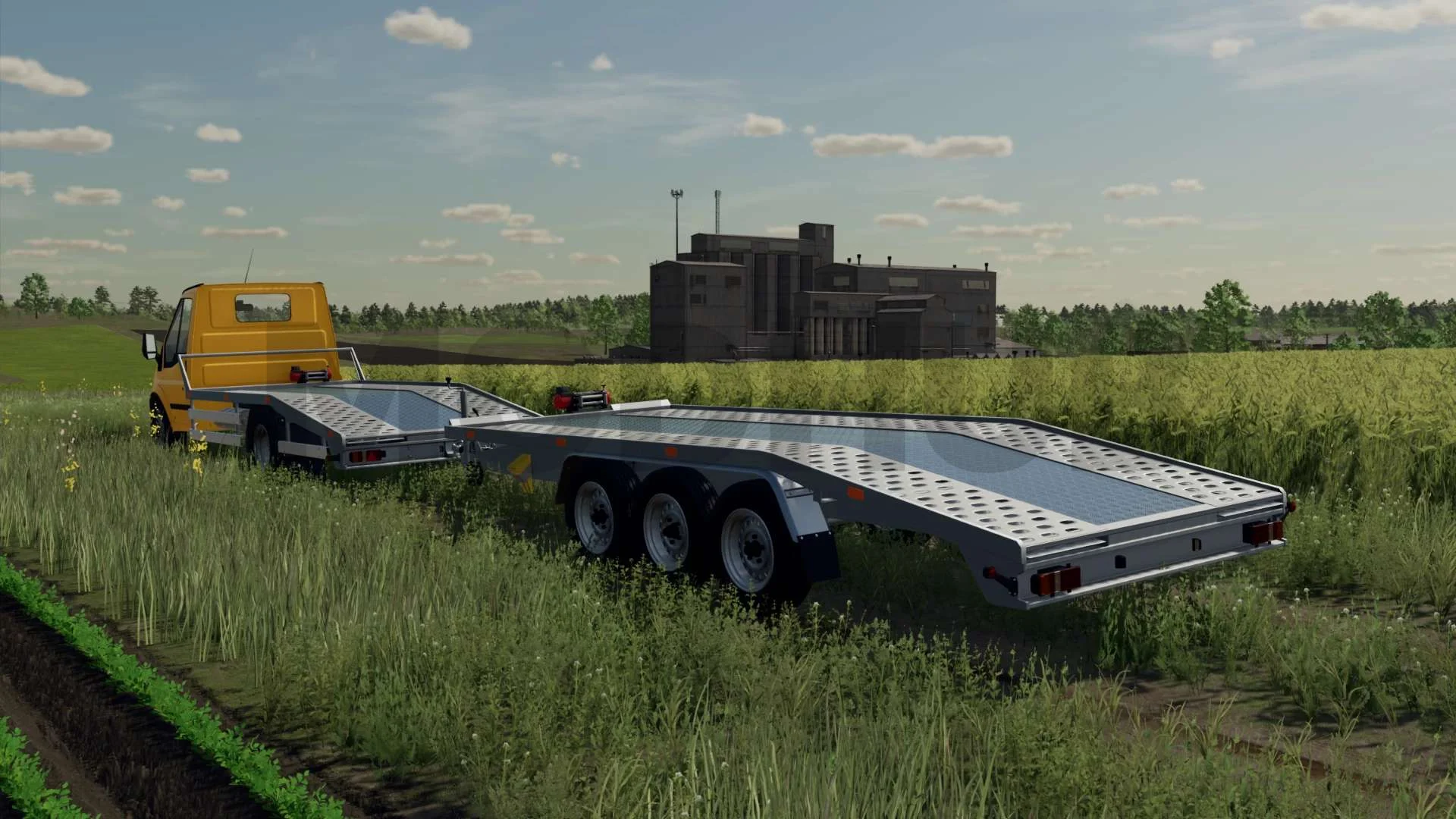 Lizard Tow Trailer 3 Axle v1.0 FS22