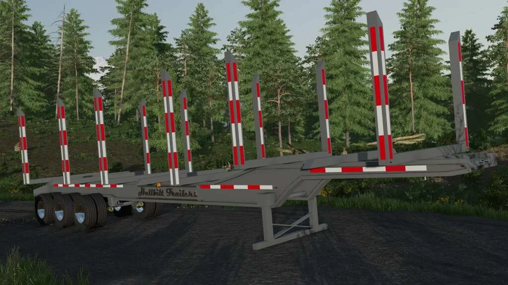 Lizard Tri Axle Log Trailer v1.0 FS22 FS22 Mod Free Download