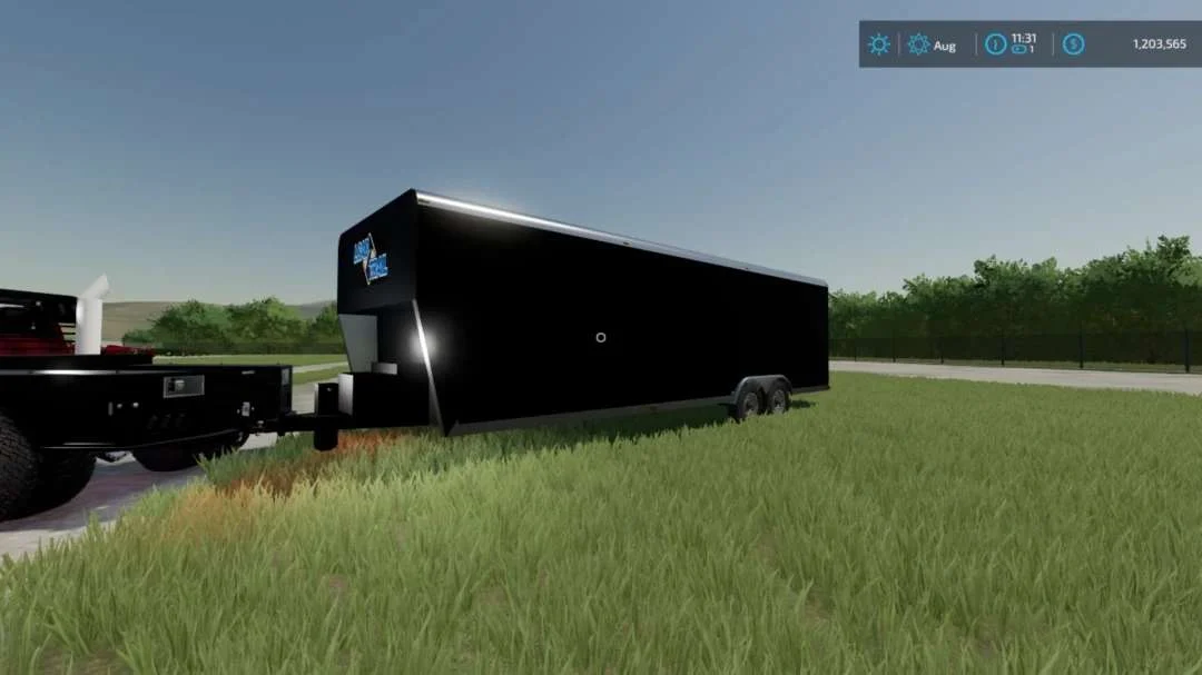 Load King Enclosed Trailer v1.0 FS22 FS22 Mod Free Download