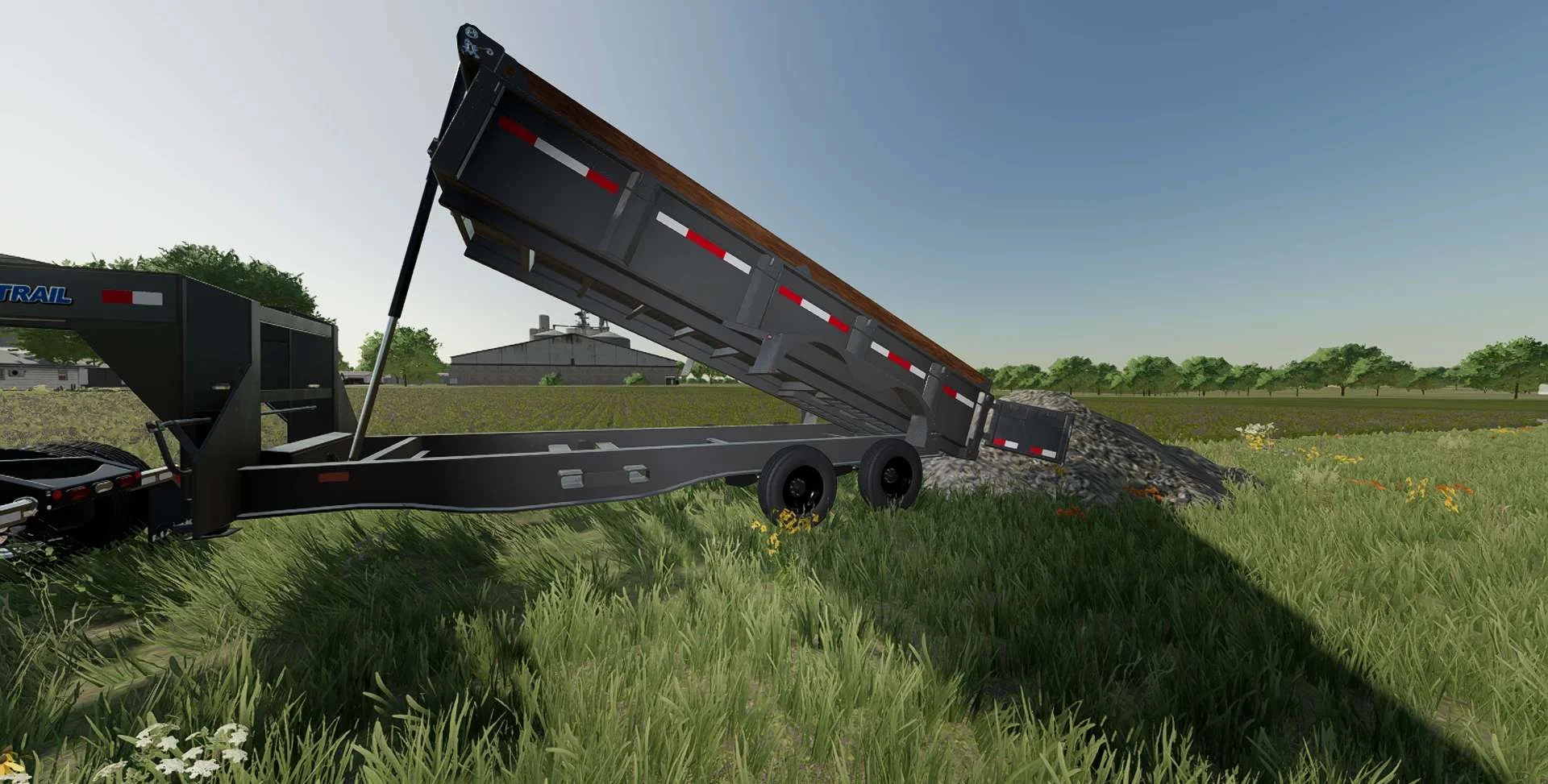 Load Trail Dump Trailer v1.0 FS22 FS22 Mod Free Download