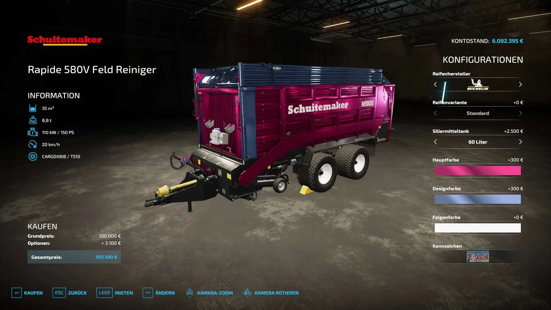 Loading Wagon 50m v1.0 FS22 FS22 Mod Free Download