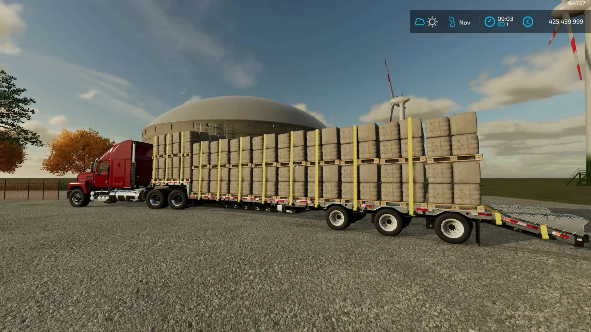 Lode King Renown Drop Deck AutoLoad v1.0 FS22 FS22 Mod Free Download