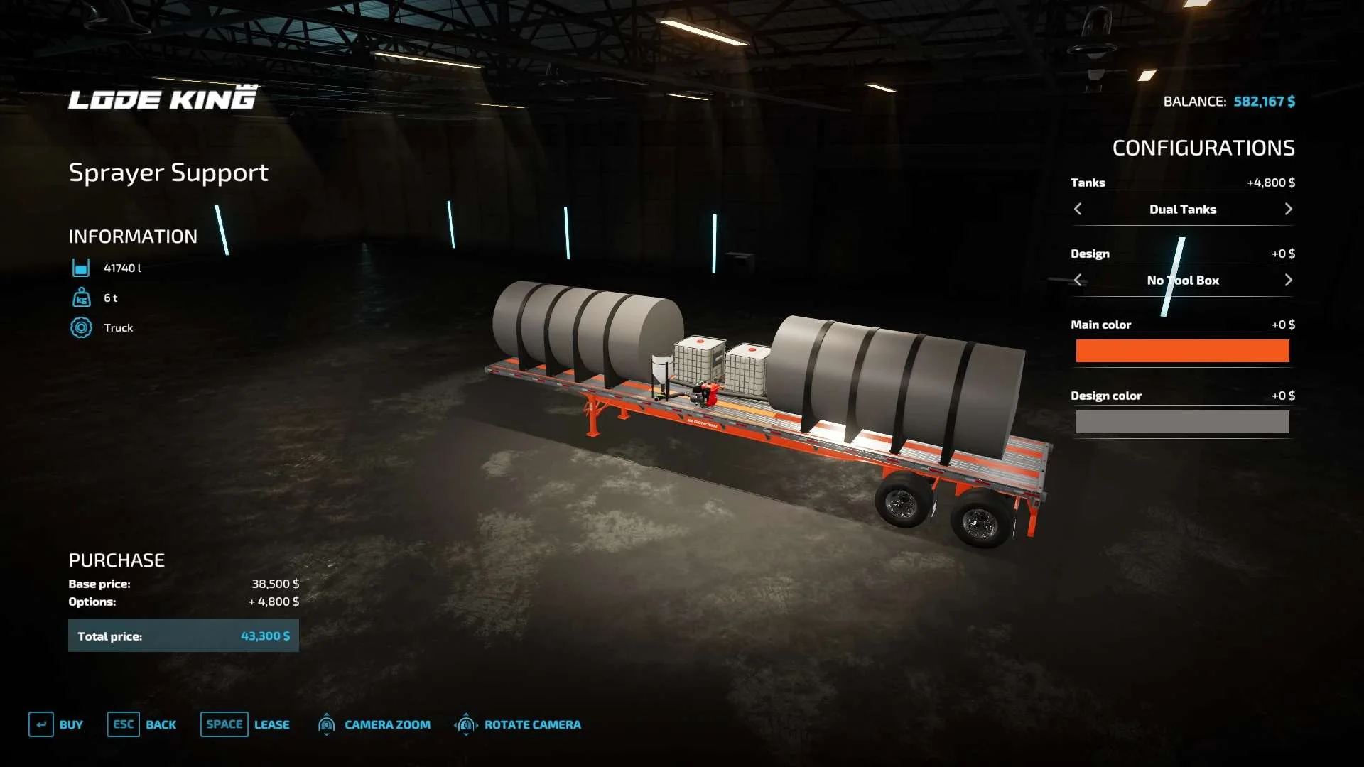 Lodeking Sprayer Support and Deck v1.1.0.1 FS22 FS22 Mod Free Download