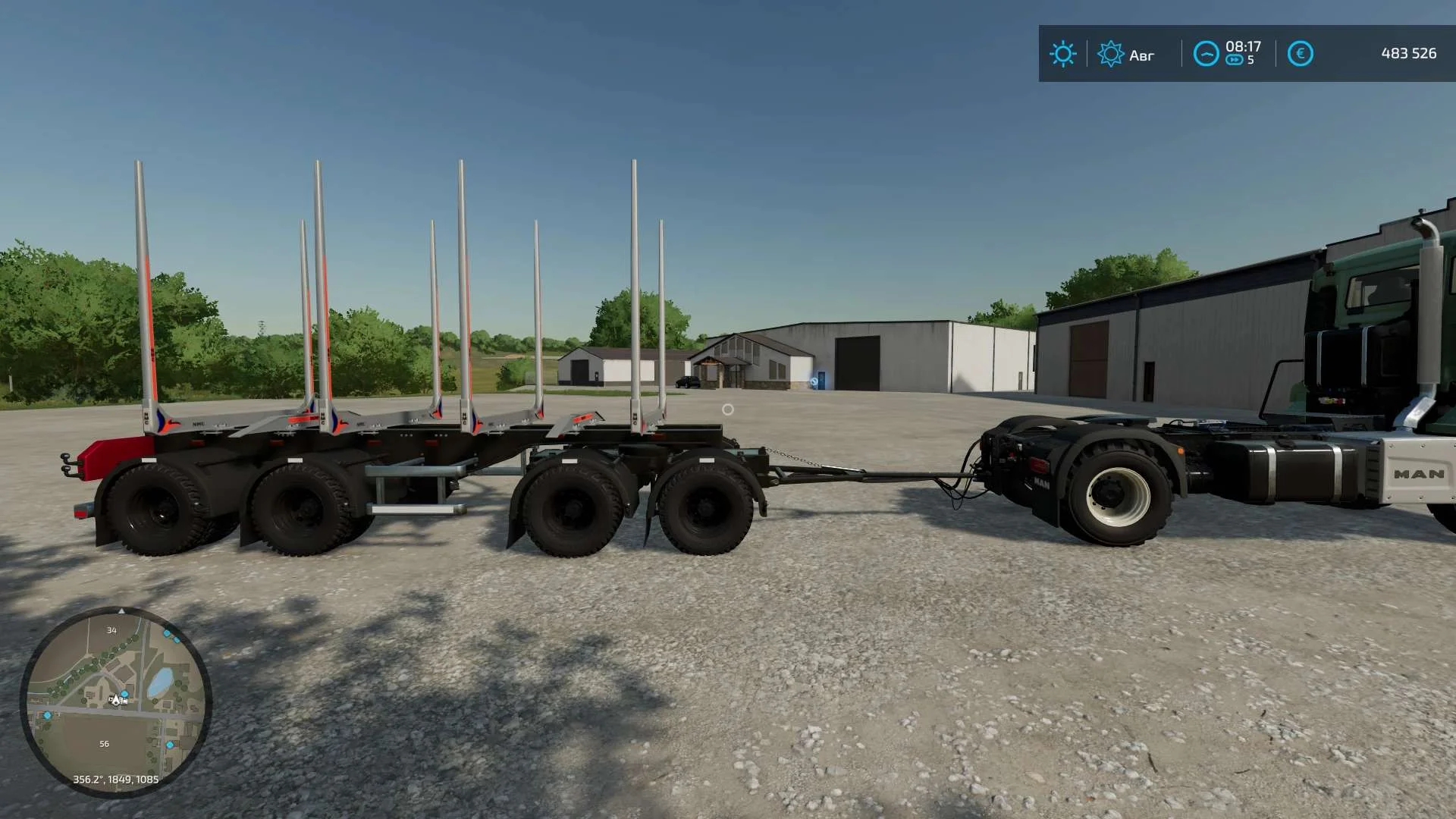 LogTrailer v1.0 FS22 FS22 Mod Free Download