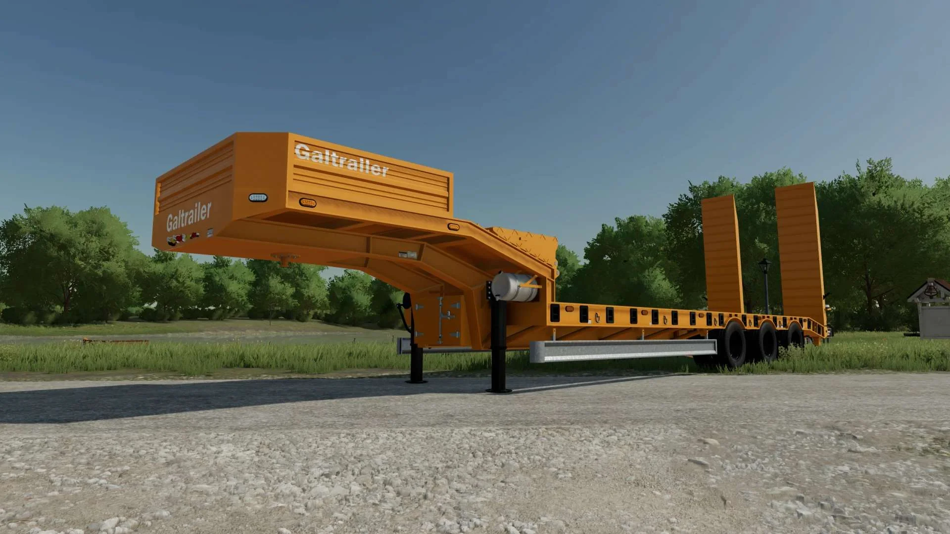 Low Loader Galtrailer v1.0 FS22 FS22 Mod Free Download