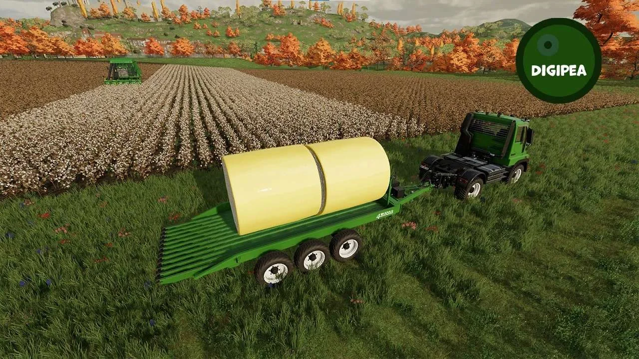M4 Cotton Bale Trailer v1.1 FS22 FS22 Mod Free Download