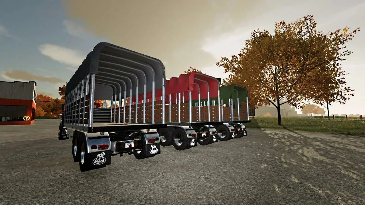 Mack Super liner flatbed v1.0 FS22 FS22 Mod Free Download