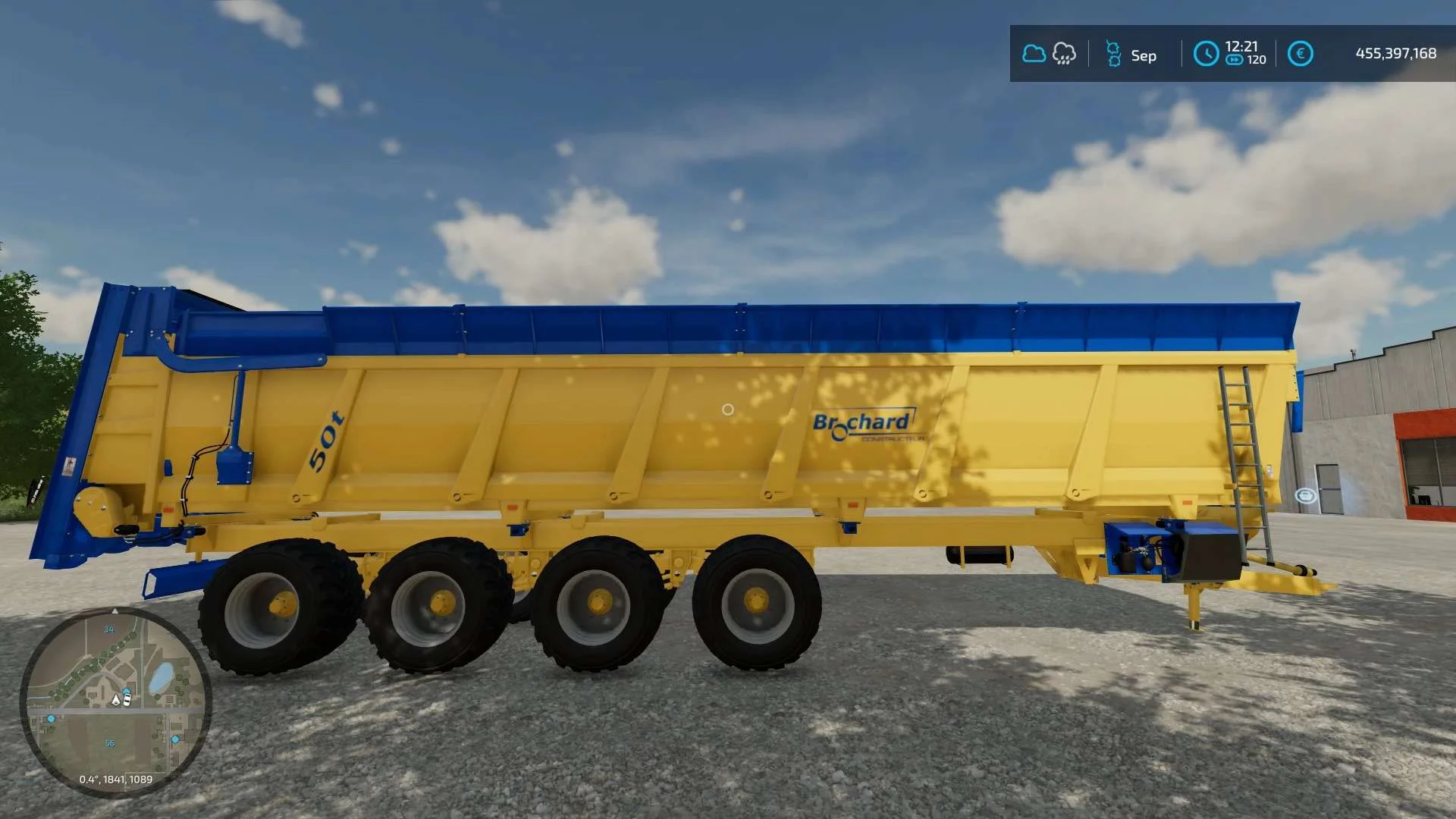 Manure spreader Brochard EV 2200 v1.0 FS22 FS22 Mod Free Download