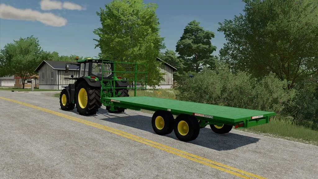 Marston 22′ Bale Trailer 1993 v1.0 FS22 FS22 Mod Free Download