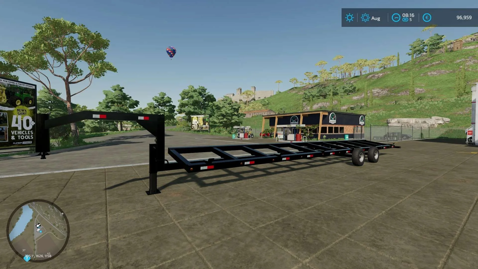 Maurer Gooseneck Header trailer v1.0 FS22 FS22 Mod Free Download