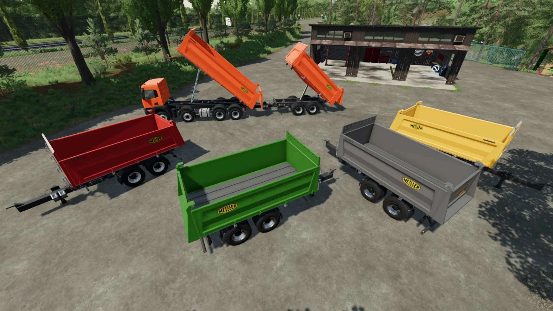 MEILLER KIPPER TANDEM v1.0 FS22 FS22 Mod Free Download
