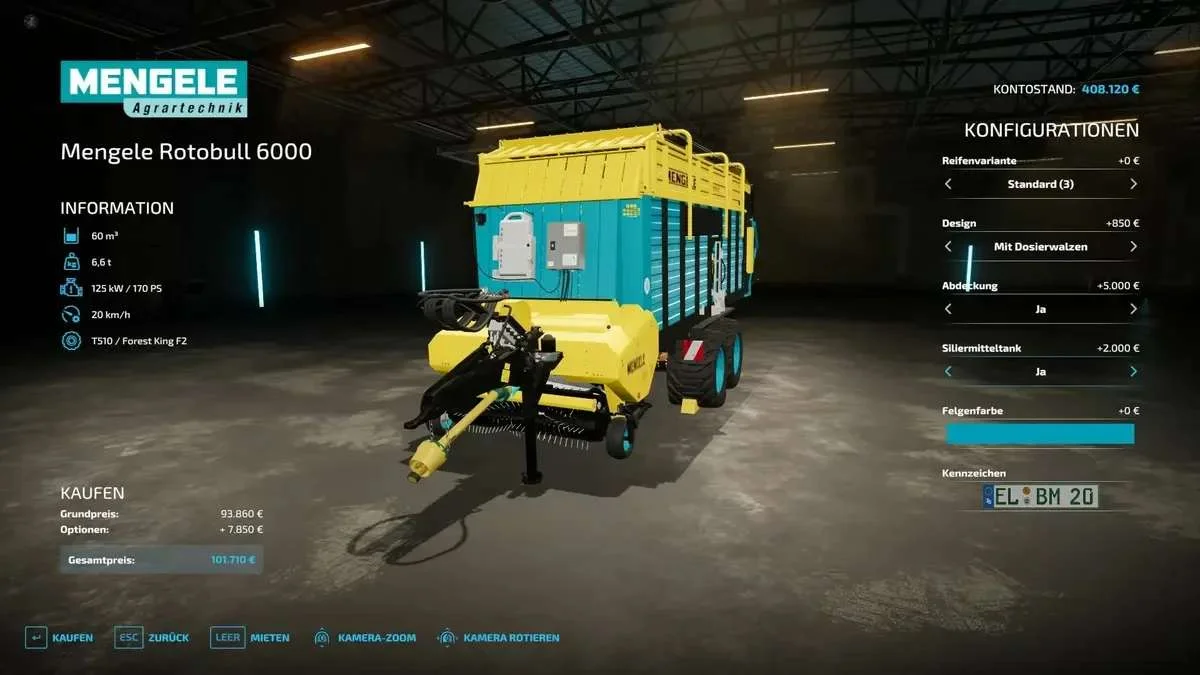 Mengele Rotobull 6000 v1.0 FS22