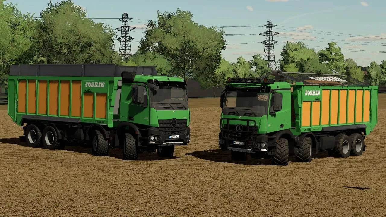Mercedes Benz Arocs Agrar v1.0 FS22 FS22 Mod Free Download