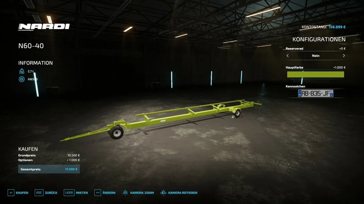 Nardi Cutter Trailer Pack v1.0 FS22 FS22 Mod Free Download