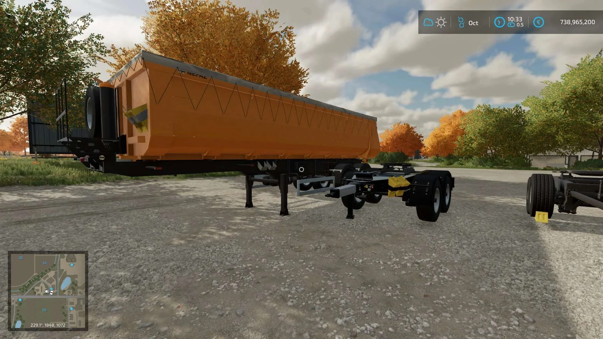 Nefaz RoadTrain 2 Axle + Doly v1.0 FS22 FS22 Mod Free Download