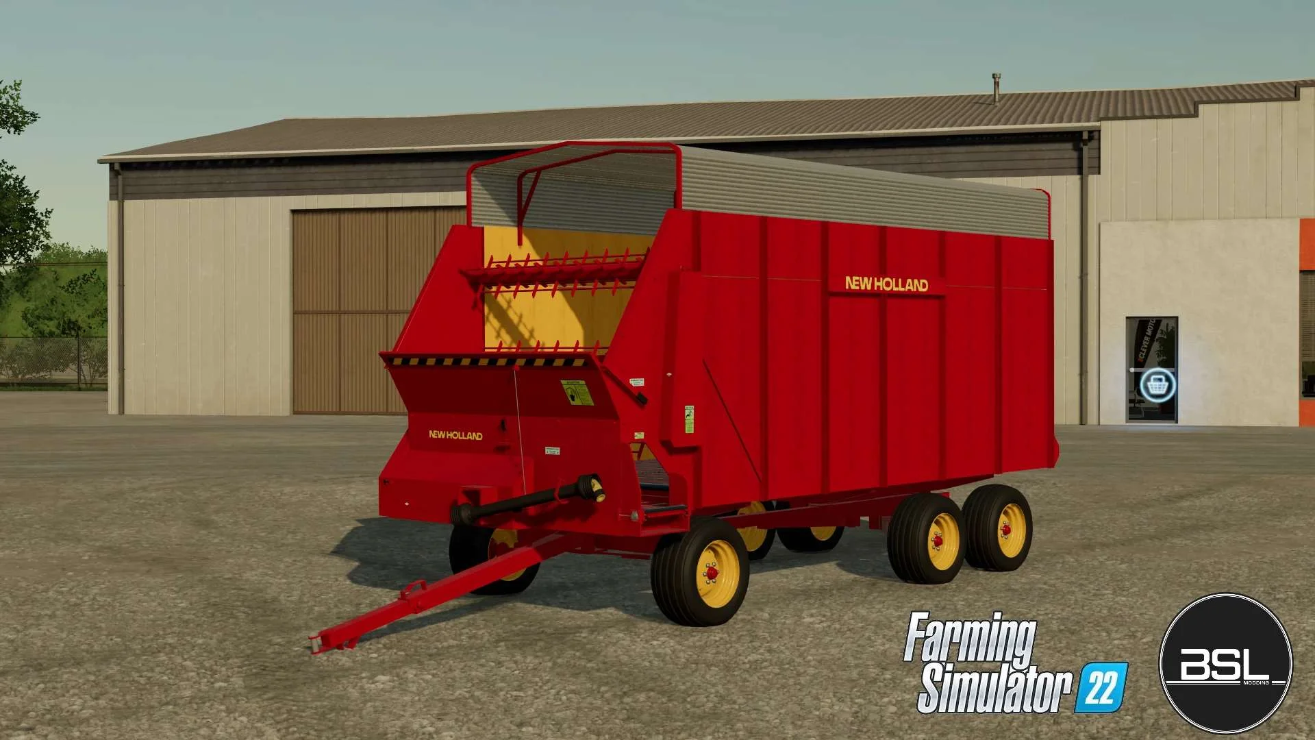 New Holland 716 chopper box V1.0 FS22 FS22 Mod Free Download