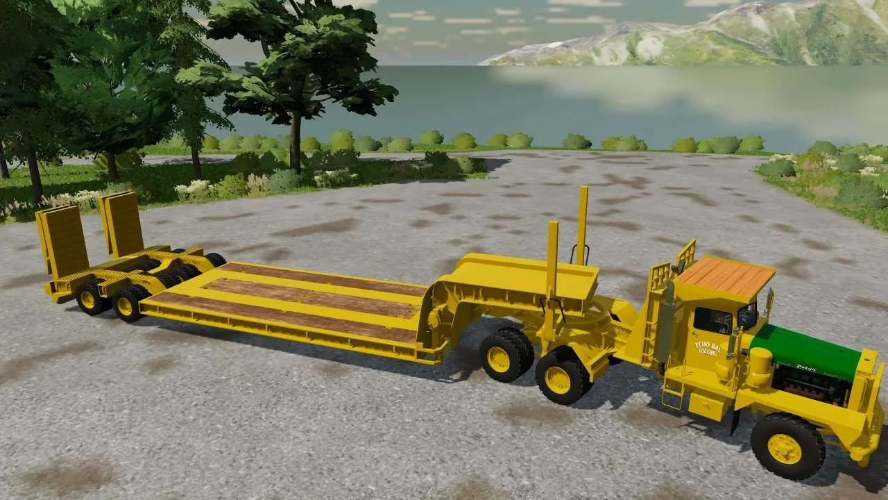 Off Highway Lowbed Trailer v1.0 FS22
