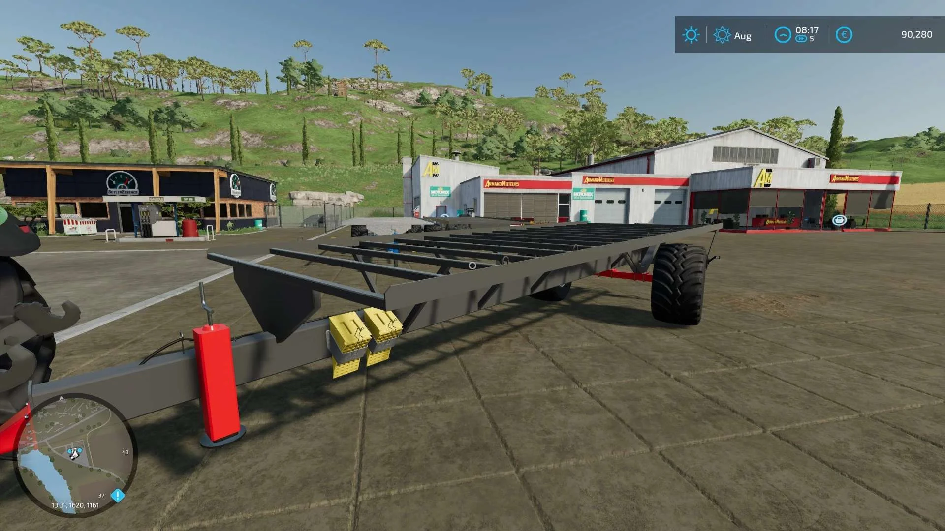 Oland HV72 BaleTrailer v1.0 FS22 FS22 Mod Free Download