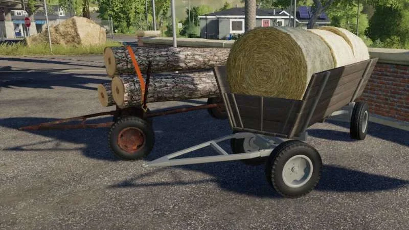 Old Wooden Wagon v1.0 FS22 FS22 Mod Free Download