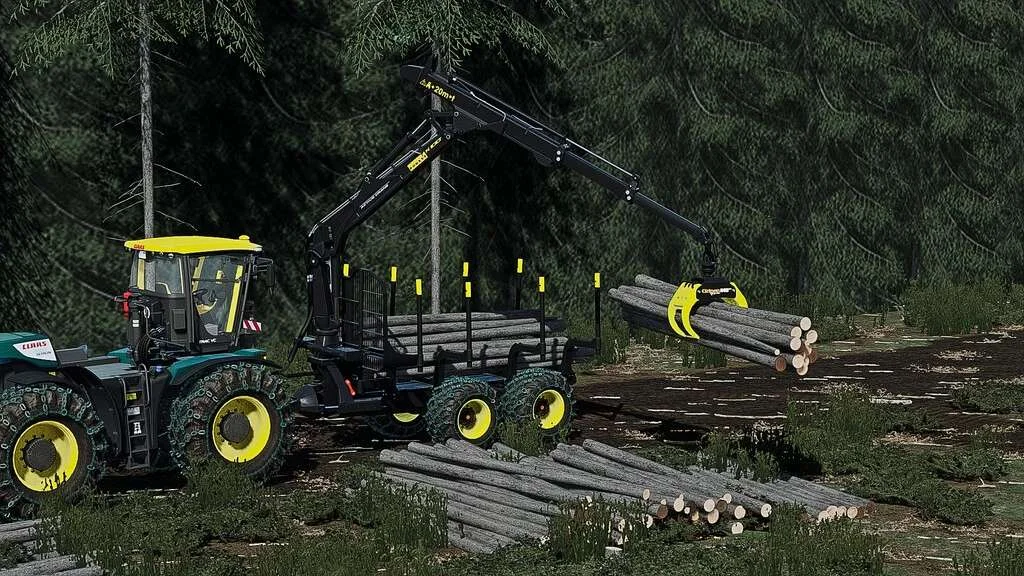 Ponsse Forwarder Trailer v1.0 FS22 FS22 Mod Free Download
