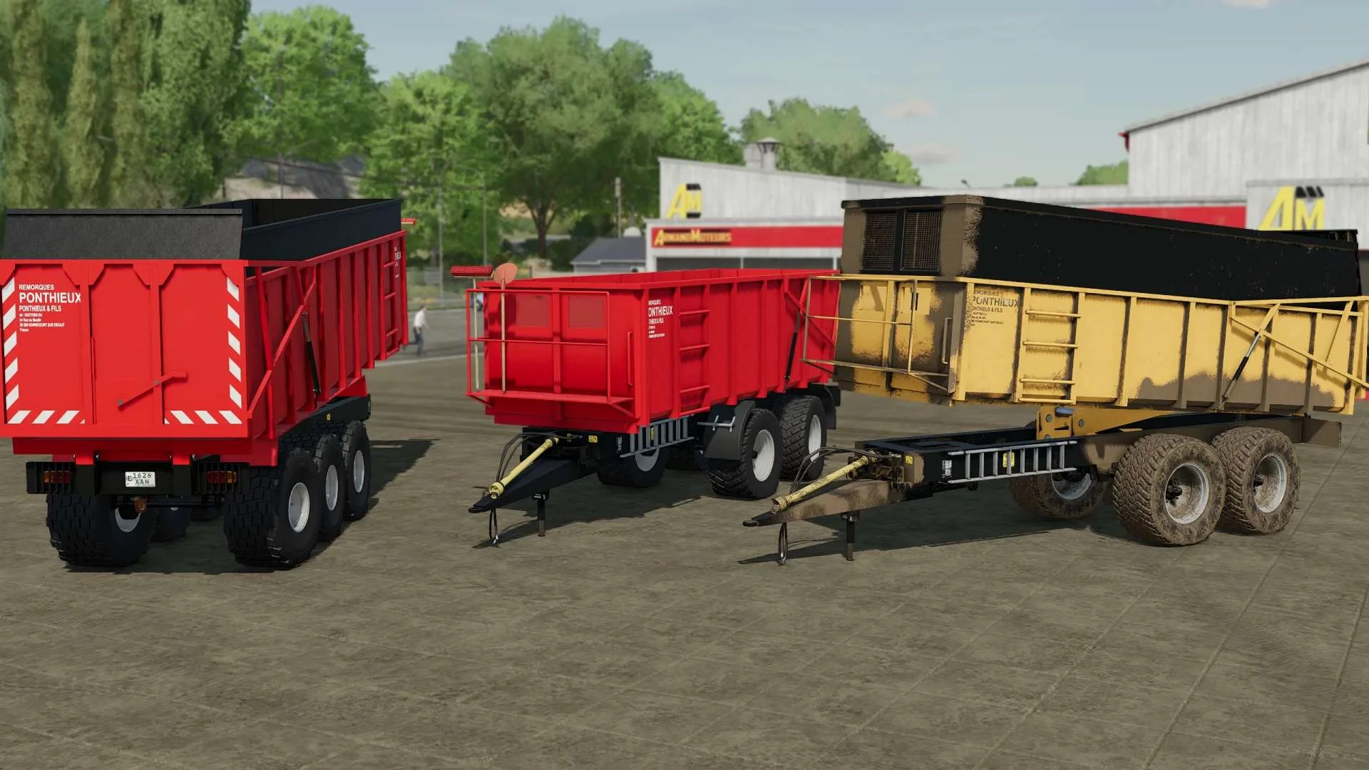 Ponthieux Trailers v1.0 FS22 FS22 Mod Free Download