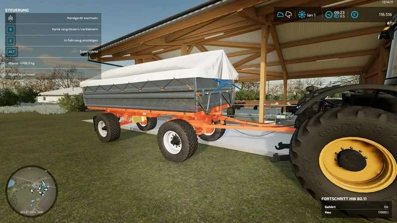 Progress HW 80.11 v1.1 FS22 FS22 Mod Free Download