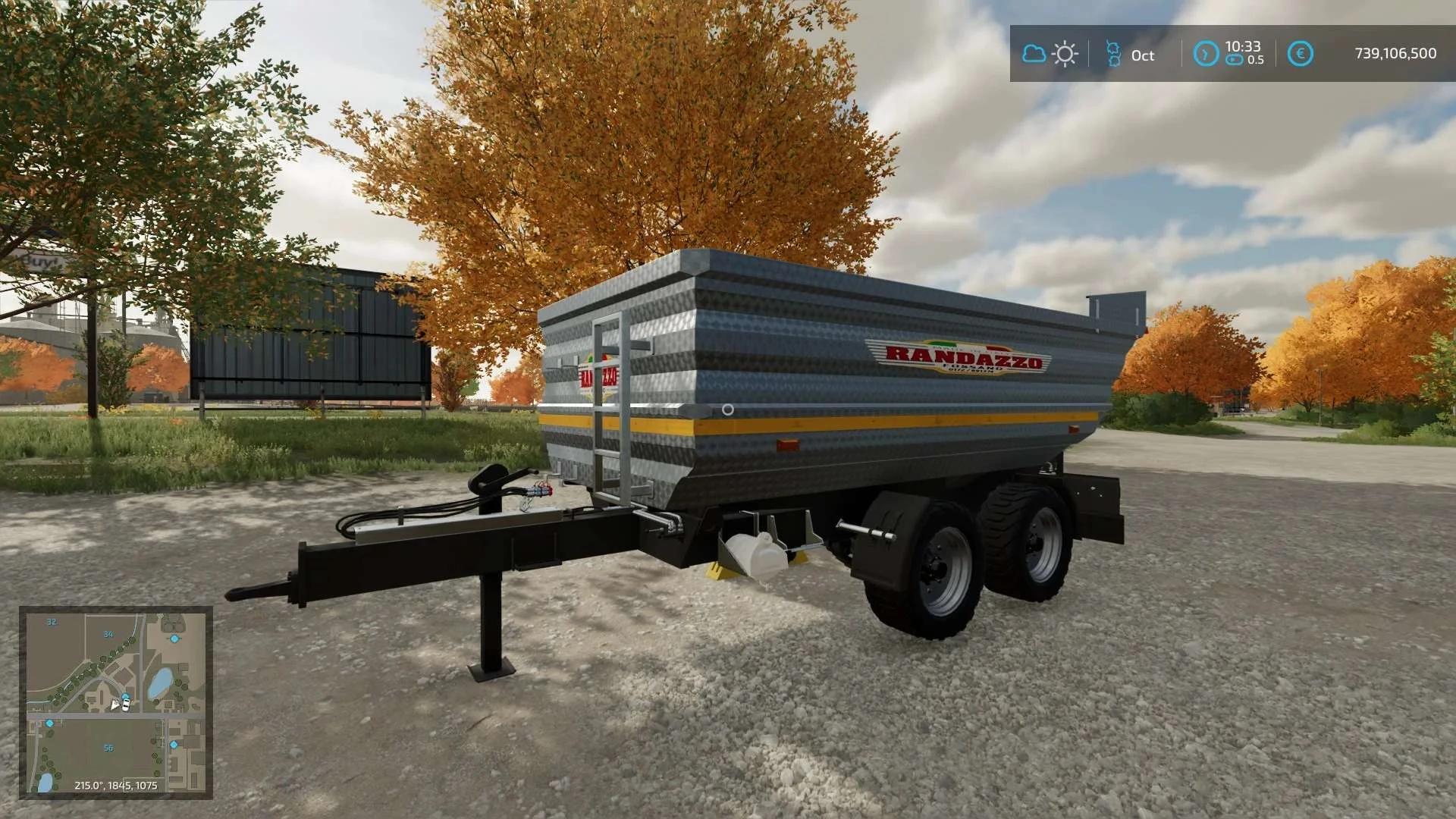 Randazzo TANDEM Grape Trailer 2 axles v1.0 FS22 FS22 Mod Free Download