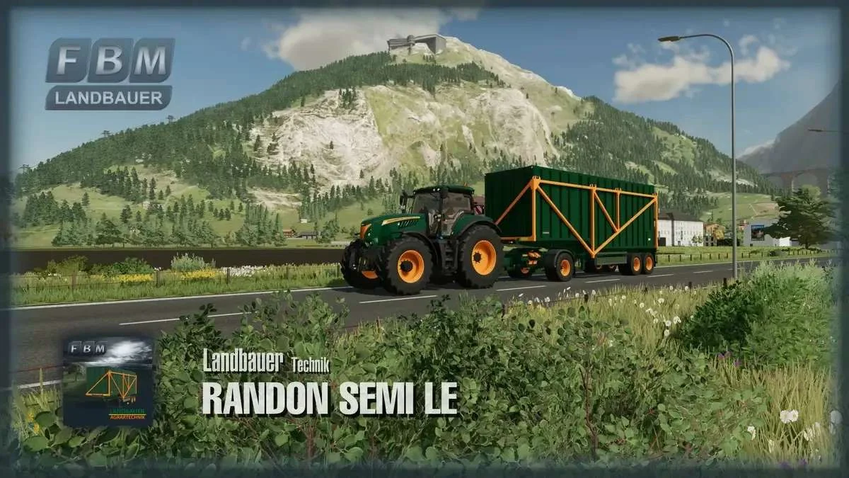 Randon Semi LE v1.0 FS22 FS22 Mod Free Download