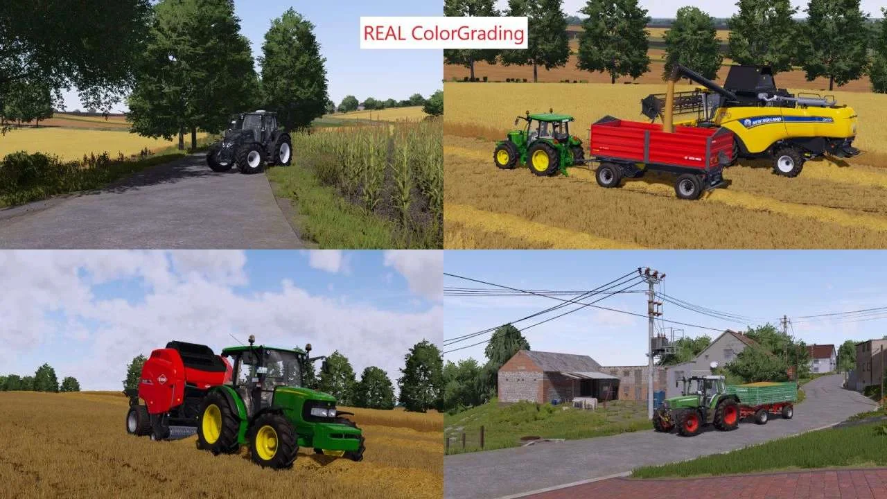 Real Color Grading 1 v1.0 FS22 FS22 Mod Free Download