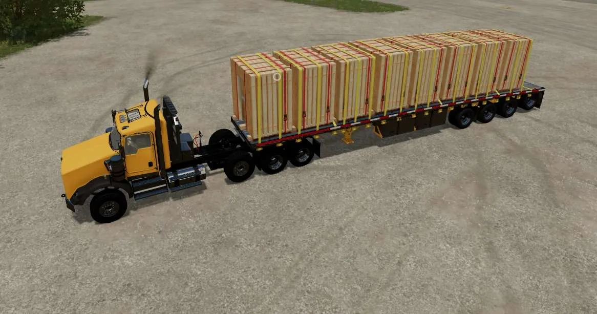 Reitnour Big Bubba Flatbed v1.1.0.1 FS22 FS22 Mod Free Download