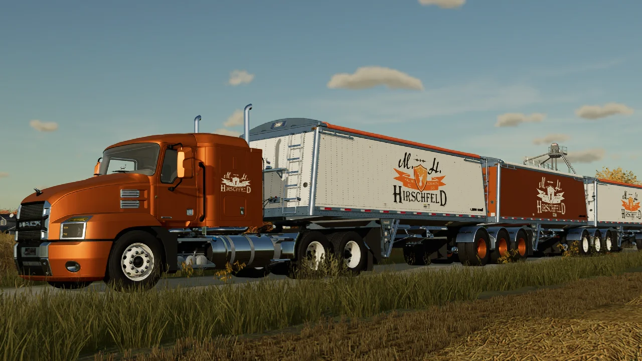 Roadtrain – Distinction Super B Hirschfeld Edition V1.0 FS22 FS22 Mod Free Download